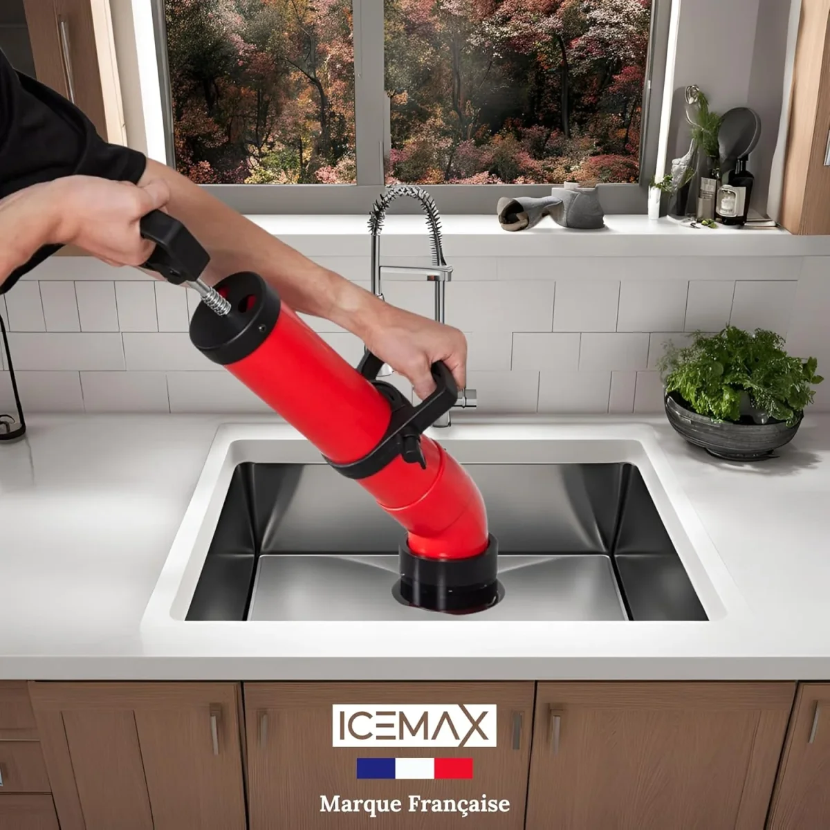 Icemax® - Déboucheur WC professionnel - Compatible Evier / Douche & Baignoire - Marque Française
Livraison Express 48h/72h gratuite ! – Image 7