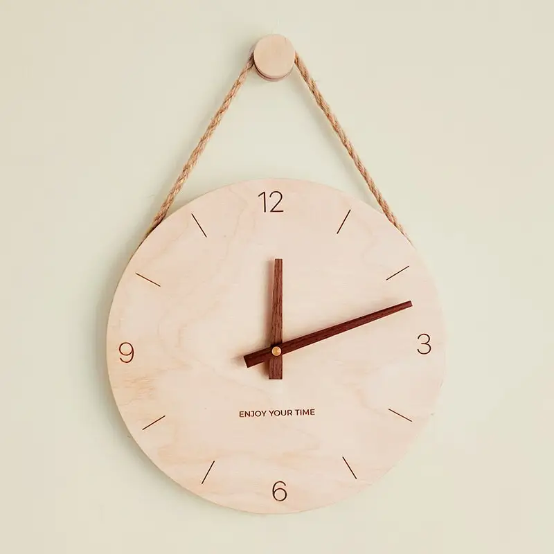 Horloge Murale en Bois de Bouleau – Image 7