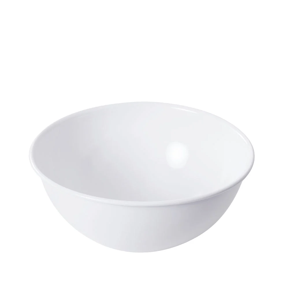 Saladier en Email Blanc 5L – Image 2