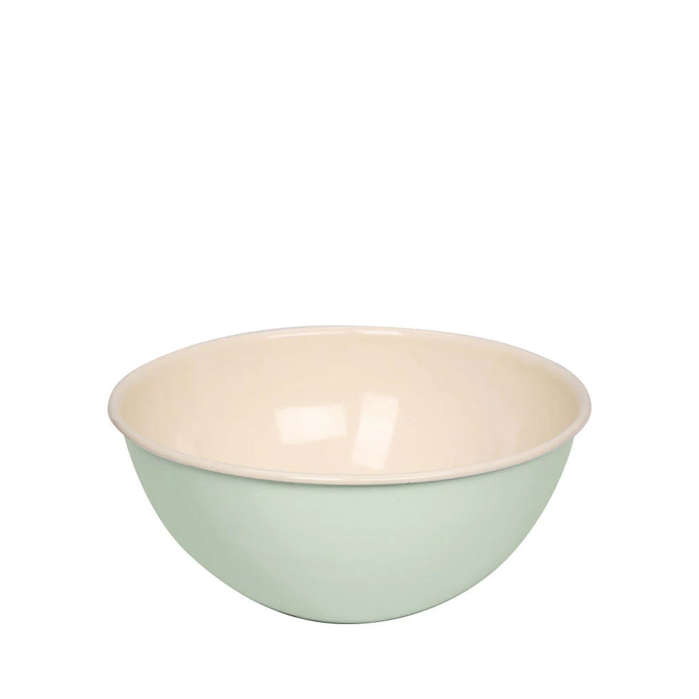Saladier en Email Vert 2,5L – Image 2